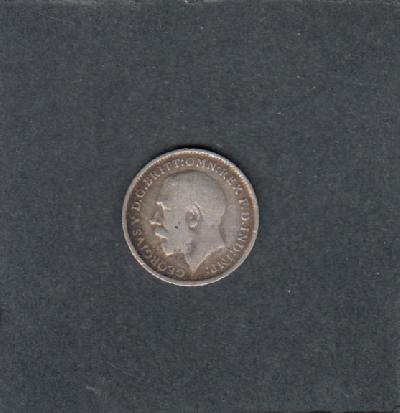 Beschrijving: 3 Pence  GEORGIUS V 